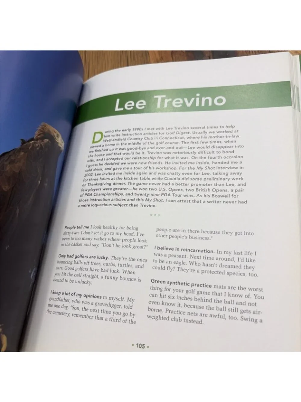 My Shot : The Very Best Interviews Form Golf Digest Magazine by Guy Yocom (2007,